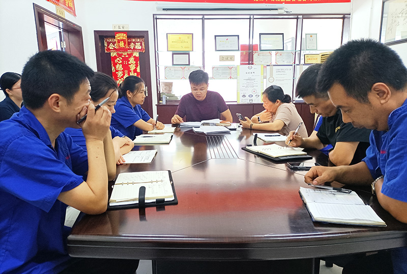 Dafeng Mingyue Bearing Bush Co., Ltd. نهمین نشست ماهانه خود را برای سال 2024 برگزار کرد.